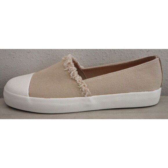 Splendid Women's Sz 6M Beige/Tan Aida Slip-On Canvas Sneakers - Picture 5 of 11
